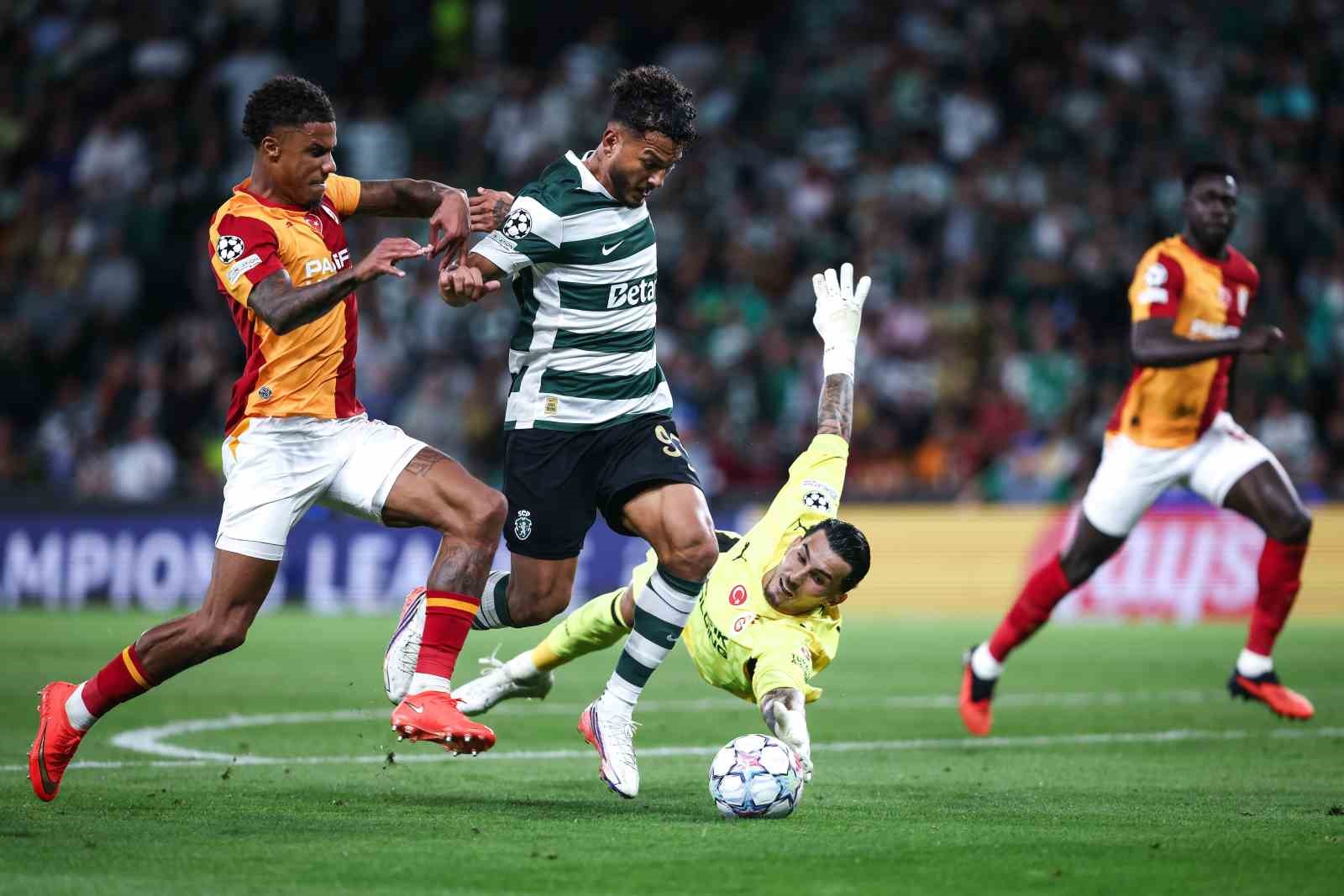 UEFA Şampiyonlar Ligi: Sporting: 3 - Galatasaray: 1 (Maç sonucu)