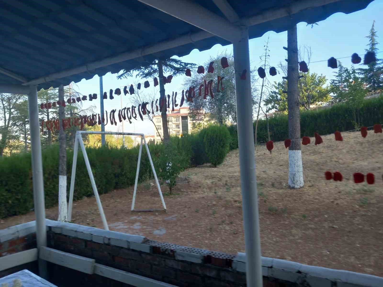 Ailesinin kışlık yiyeceklerinin neredeyse tamamını kendisi üretiyor