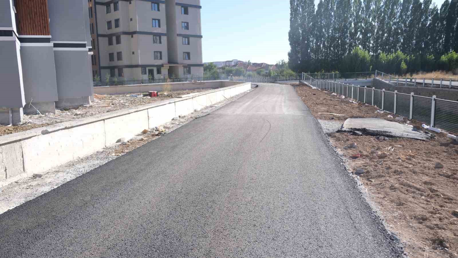 Sorgun’da yürüyüş ve bisiklet yolu çalışmaları sürüyor