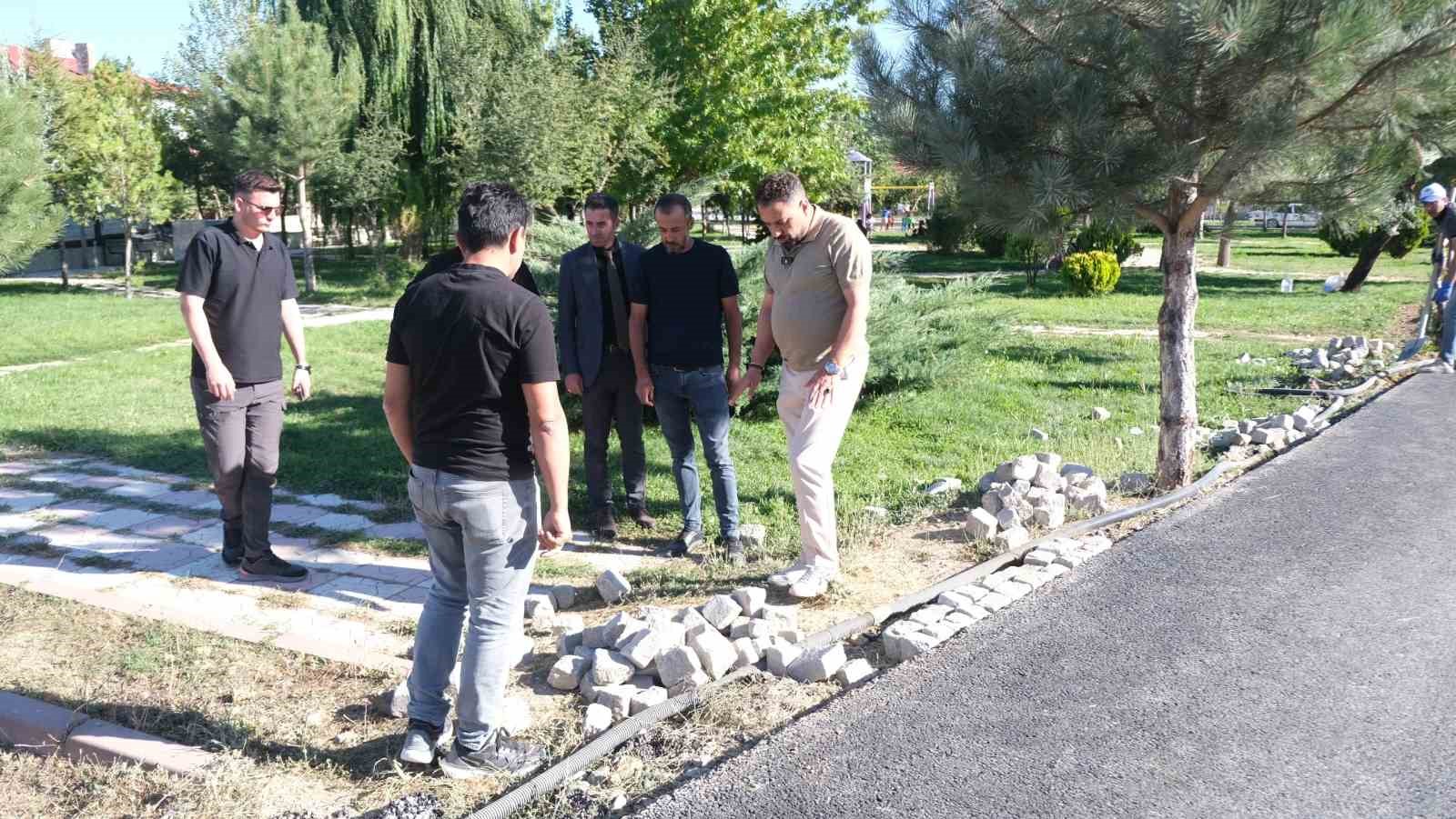 Sorgun’da yürüyüş ve bisiklet yolu çalışmaları sürüyor