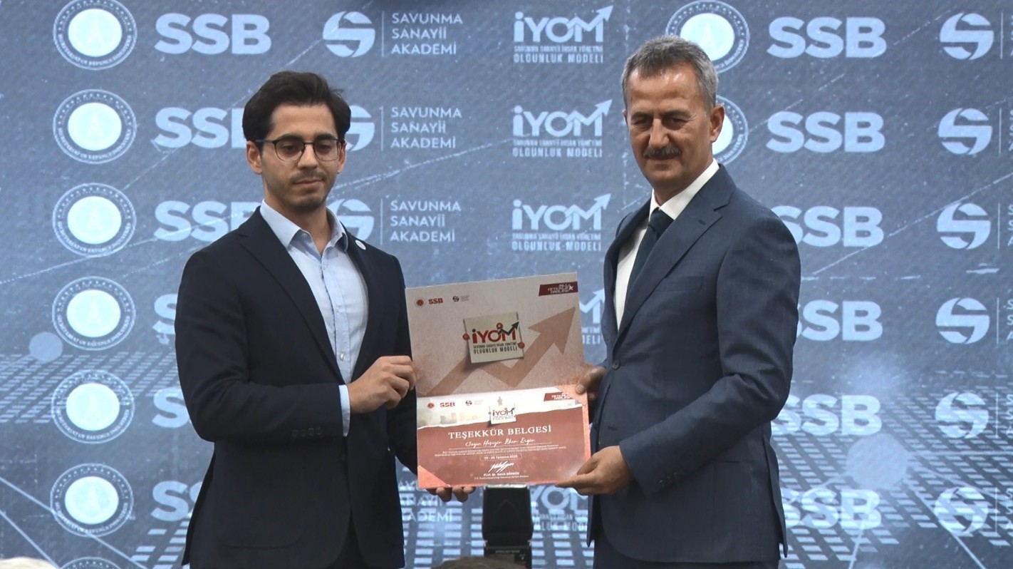 Savunma Sanayii Başkanı Görgün: "İYOM, 36 savunma sanayii şirketimizden 90 insan yönetimi uzmanının katkısıyla gerçekleştirildi"