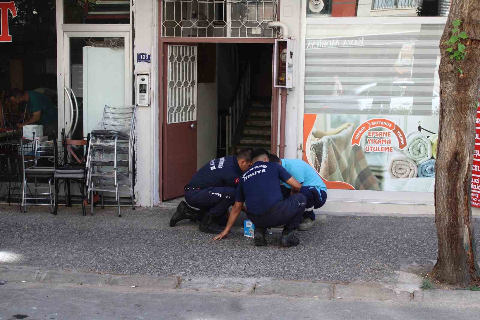 Efeler’de doğal gaz kaçağı paniği, 6 katlı bina tahliye edildi