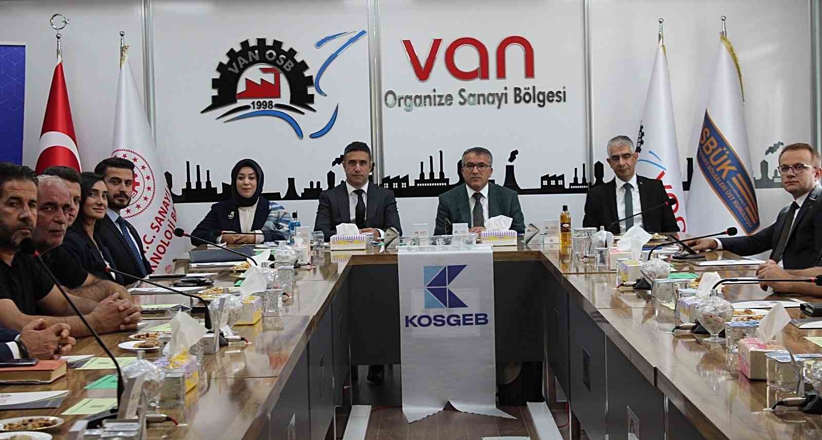 Van OSB Başkanı Memet Aslan’dan girişimcilere KOSGEB çağrısı: "Güncel destekler sanayimize güç katacak"