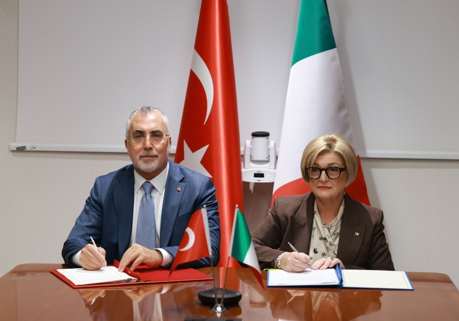 Çalışma ve Sosyal Güvenlik Bakanlığı ile İtalya Çalışma ve Sosyal Politikalar Bakanlığı arasında ’İşbirliği Mutabakat Zaptı’ imzalandı