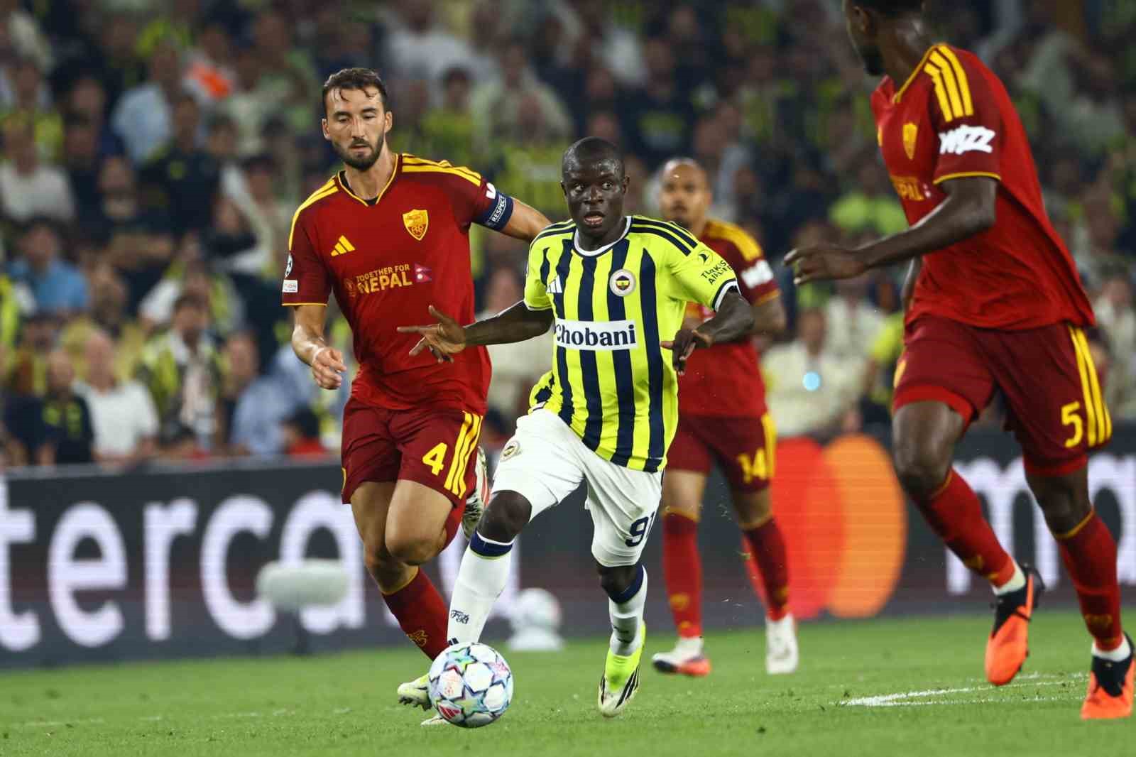 UEFA Şampiyonlar Ligi: Fenerbahçe: 1 - Roma: 1 (Maç sonucu)