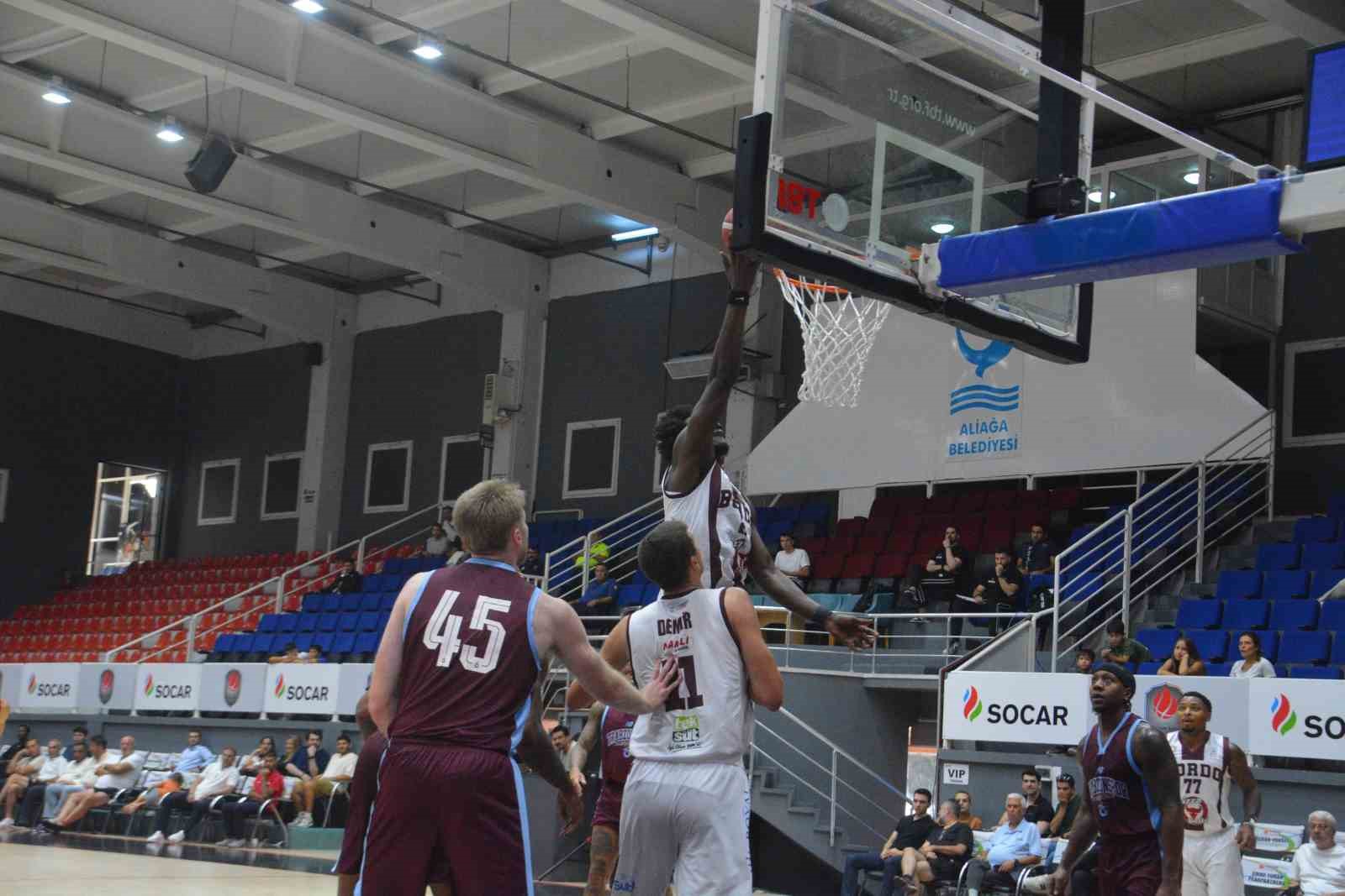 Ege Cup 2026: Pizza Bulls Bordo Bandırma: 87 - Trabzonspor: 65