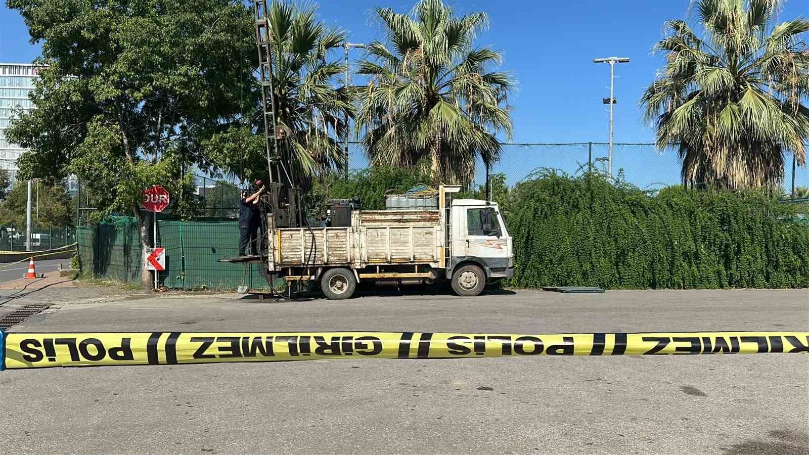 Ankara AFAD KBRN ekibi gaz çıkan alanda ölçüm yaptı