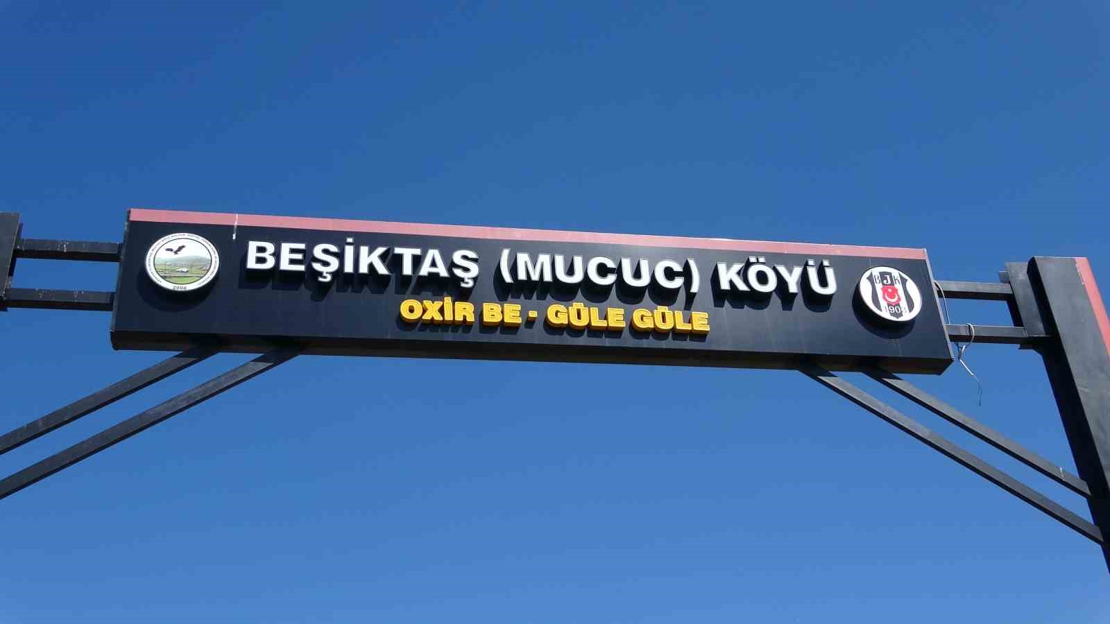 Beşiktaş Köyü’nde yapılan kartal heykeli, Serdal Adalı’nın katıldığı törenle açıldı