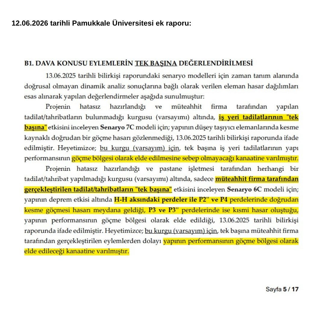 Ezgi Apartmanı davasına ilişkin Kervan’dan açıklama, "Ezgi Apartmanı davası söylenenin aksine, bir kolon kesme davası değildir"