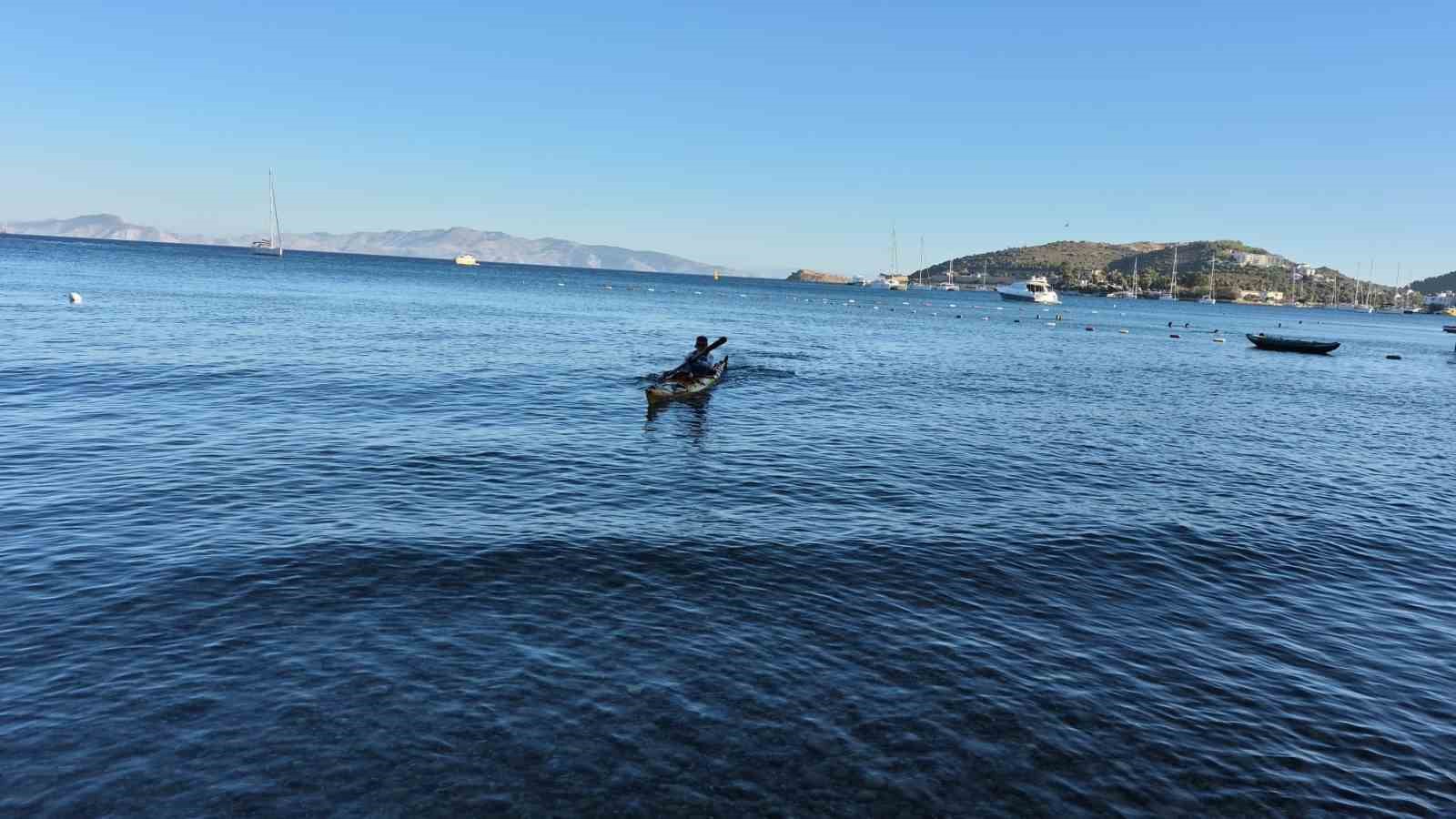 İstanbul’dan kanoyla yola çıktı, 100 günde Datça’ya ulaştı