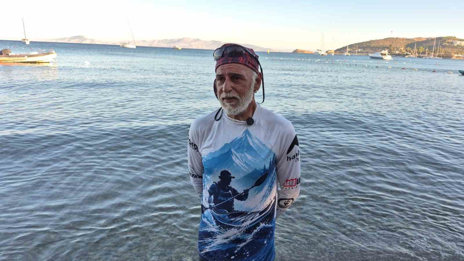 İstanbul’dan kanoyla yola çıktı, 100 günde Datça’ya ulaştı