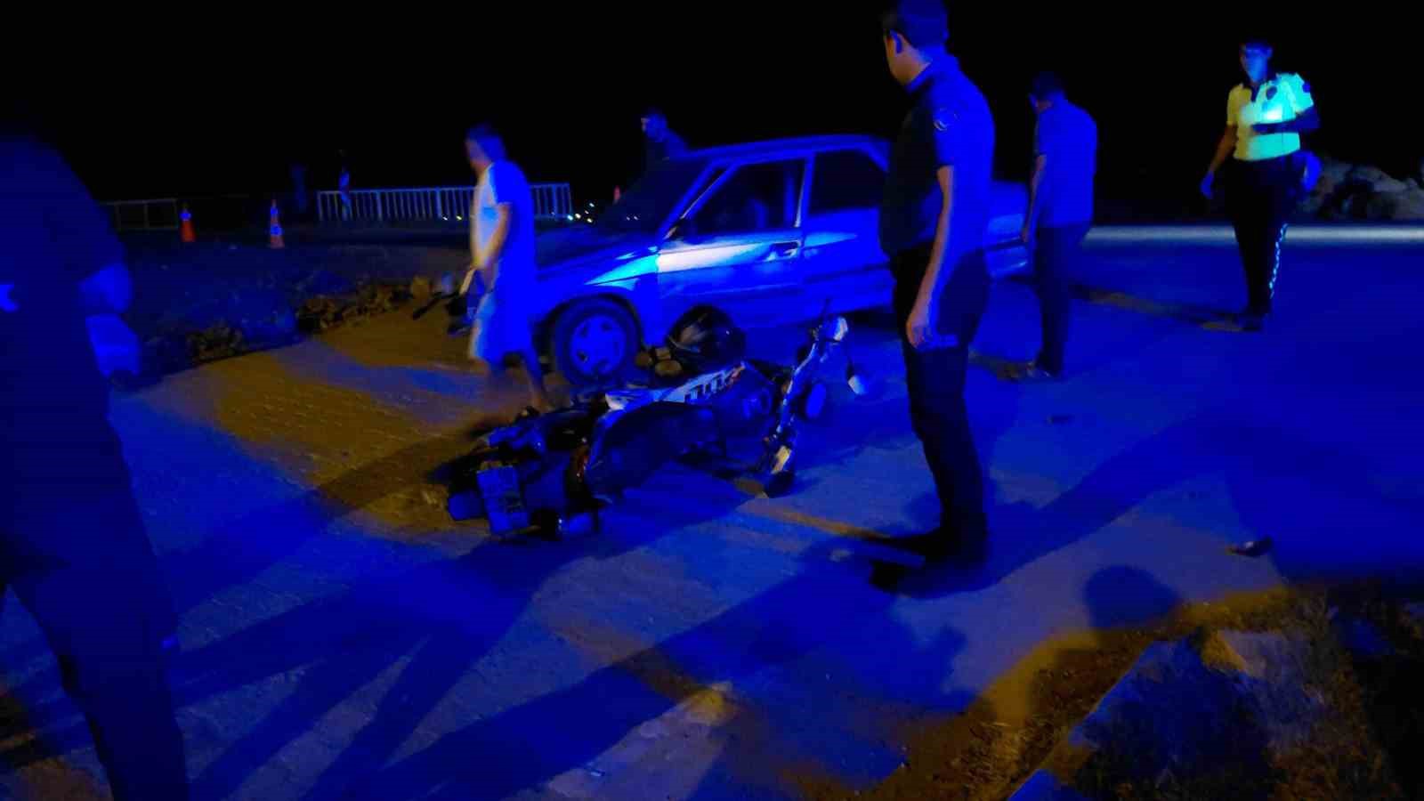 Osmaniye’de otomobil ile motosiklet çarpıştı: 1 yaralı
