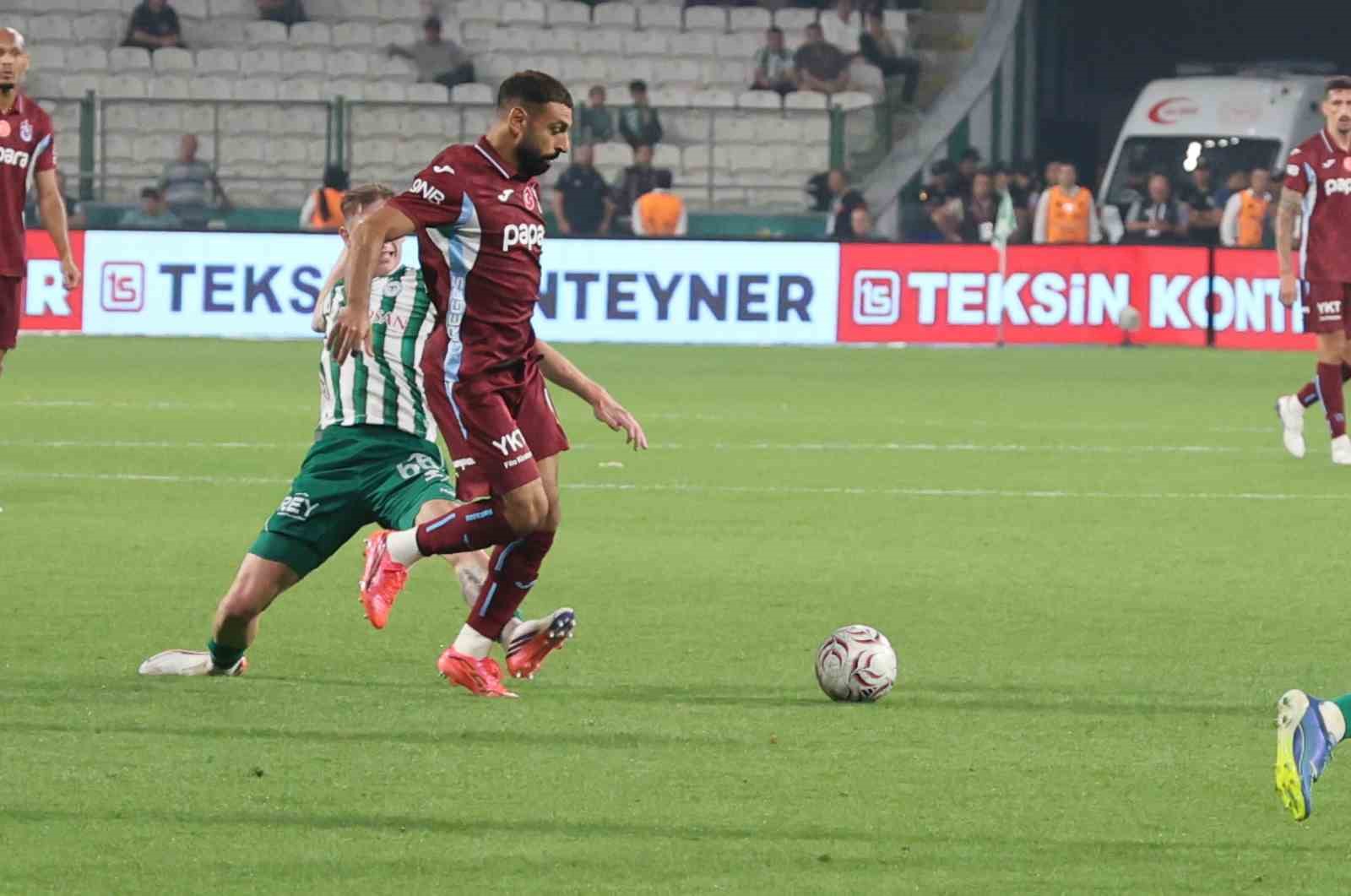 Trendyol Süper Lig: Konyaspor: 1 - Trabzonspor: 0 (Maç sonucu)