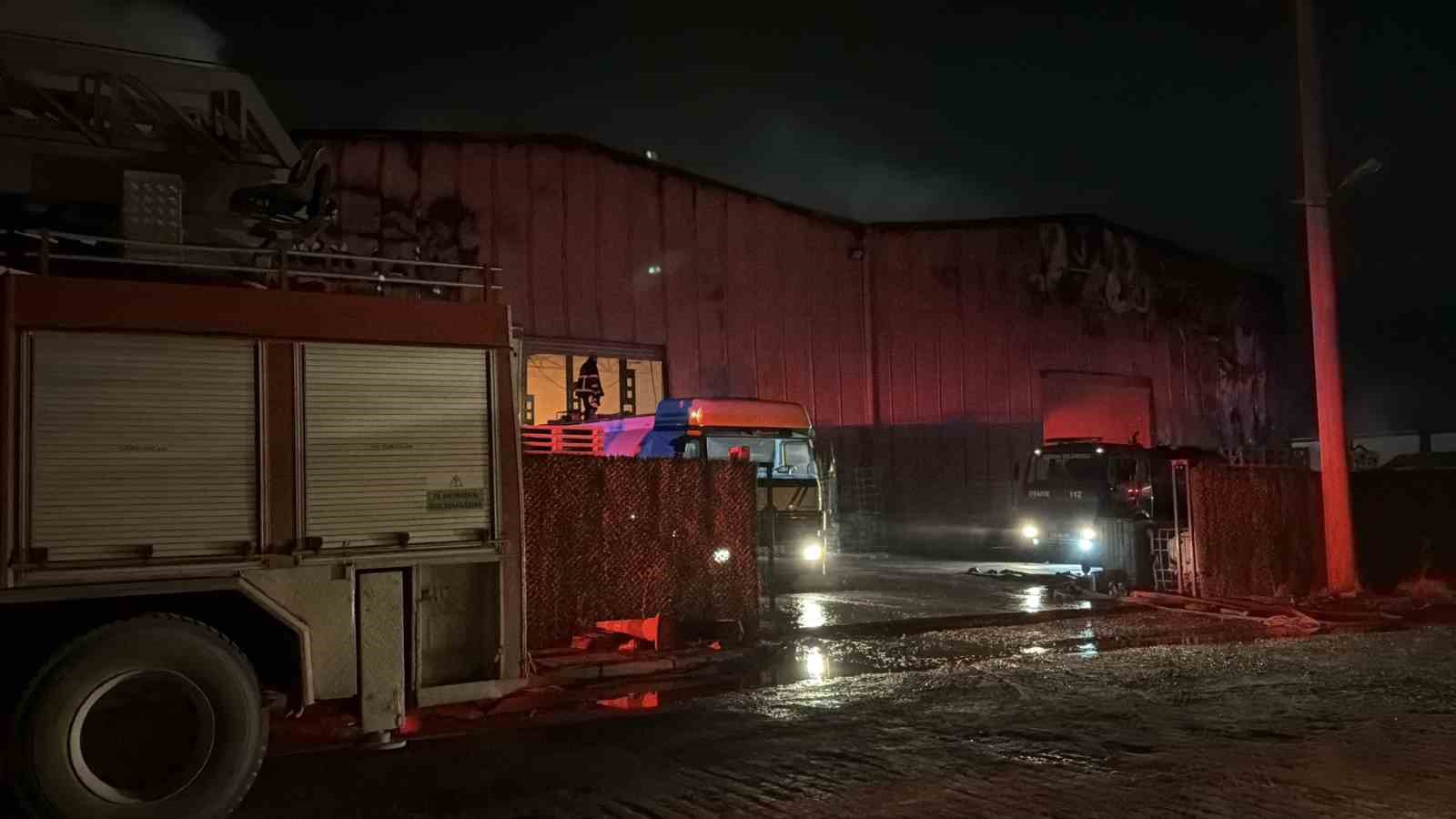 Bolu’daki fabrika yangını kontrol altına alındı