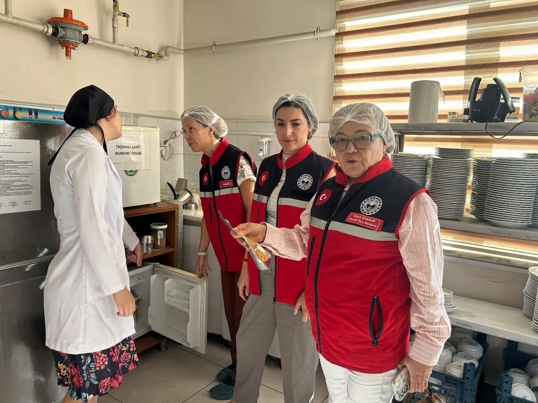 Nazilli’de okul ve öğretmenevi yemekhanelerine hijyen denetimi