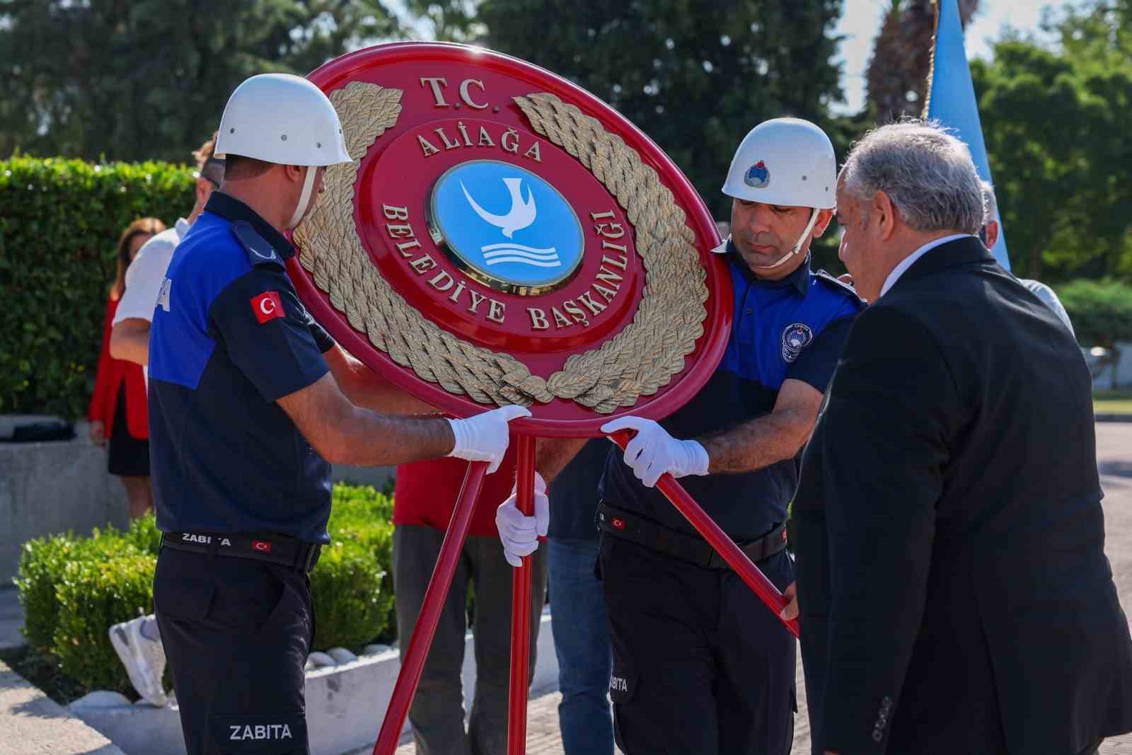 Aliağa’da kurtuluşun 104. yılı gururla kutlandı.