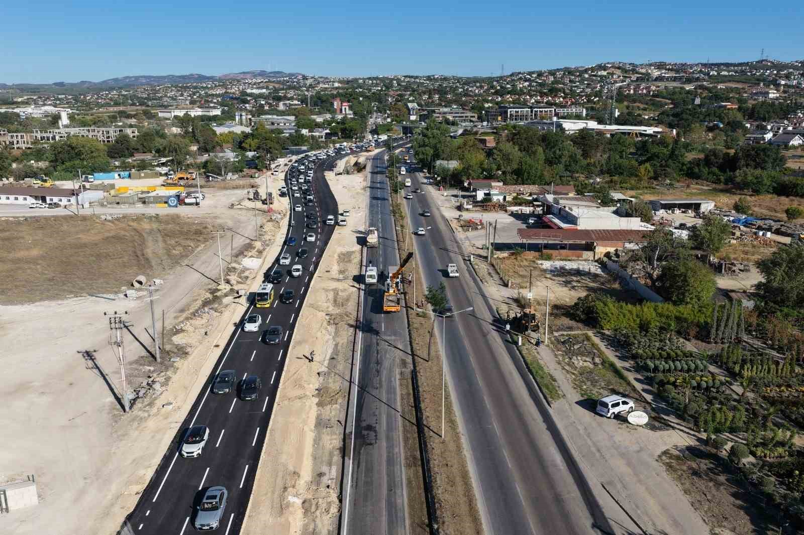 Bursa’da kritik yol çalışması okullar açılmadan tamamlandı