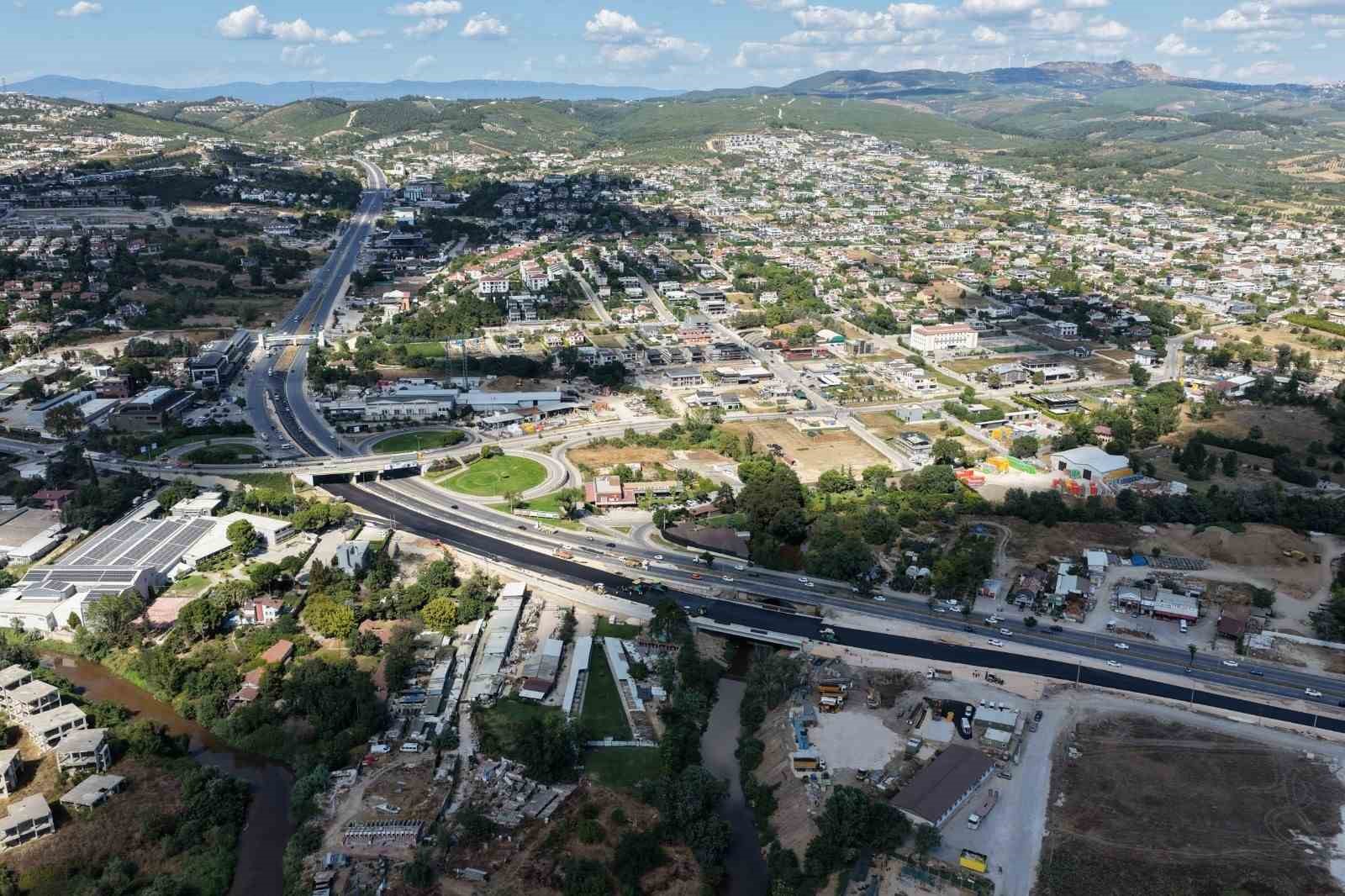 Bursa’da kritik yol çalışması okullar açılmadan tamamlandı