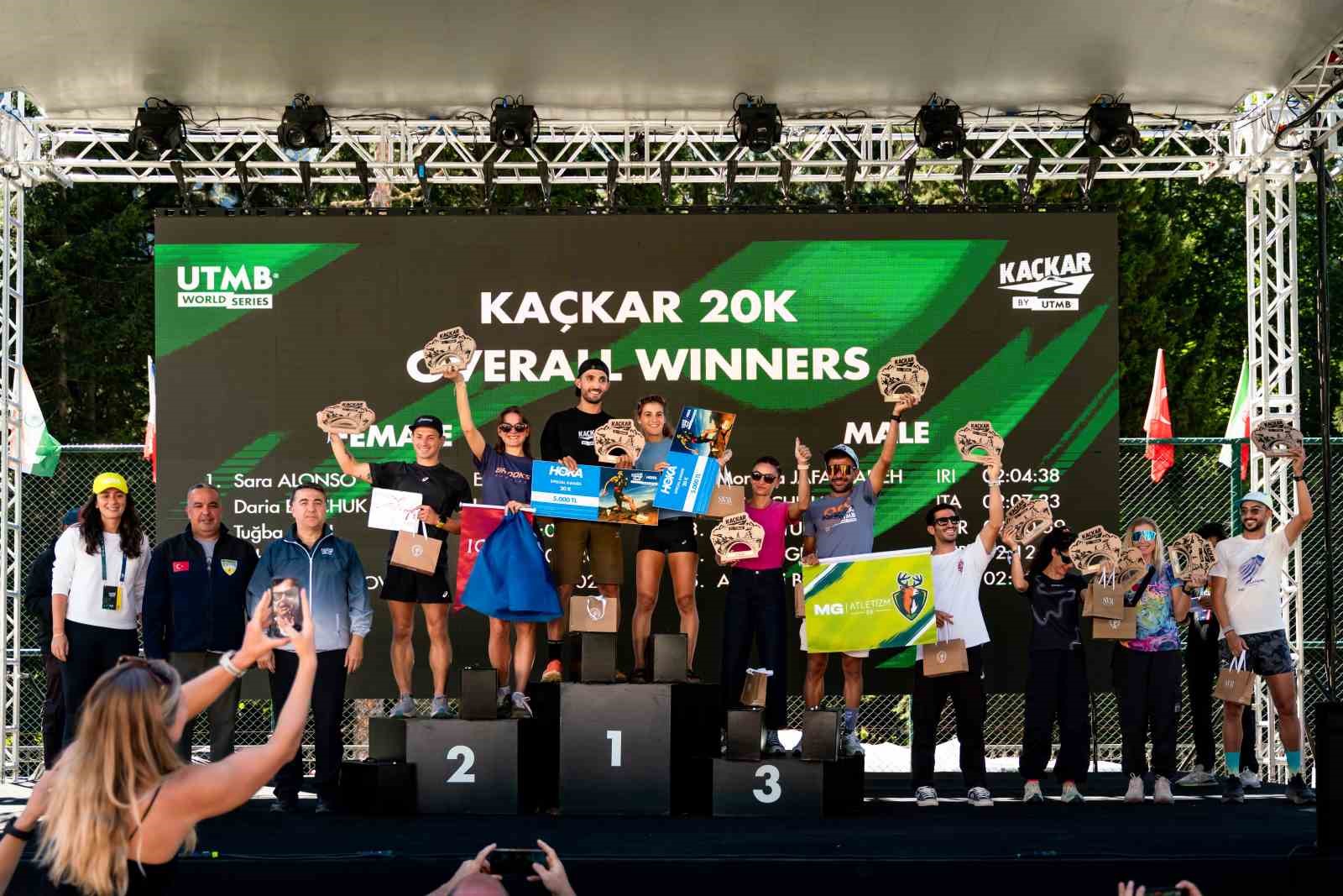 Kaçkar BY UTMB’de dereceye giren sporcular ödüllendirildi