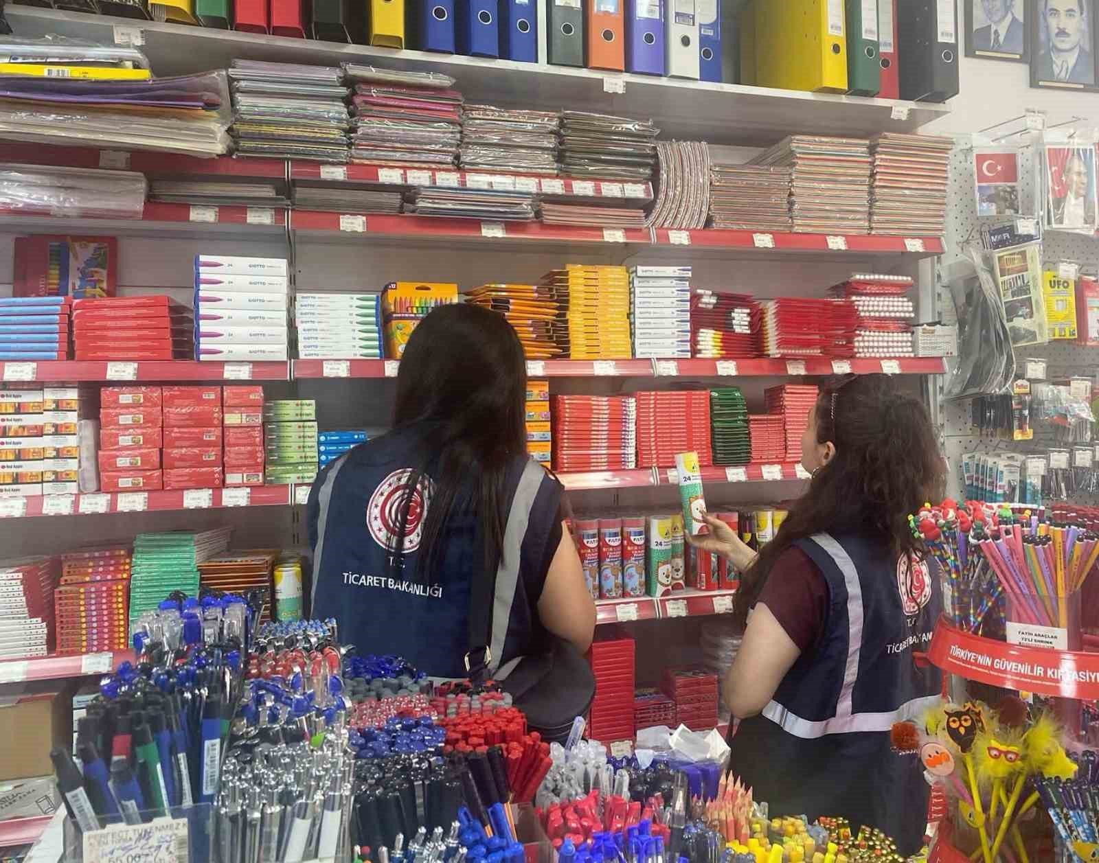Bolu’da okul ürünlerine sıkı denetim: 6 bin 200 ürün incelendi