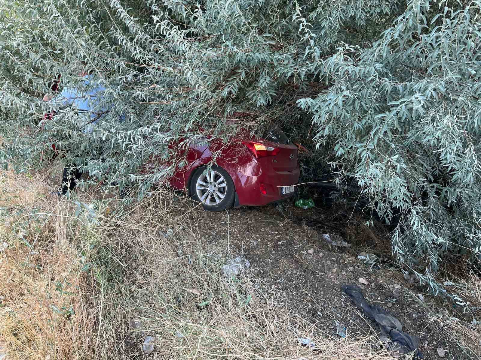 Malatya’da otomobil şarampole devrildi: 1 yaralı
