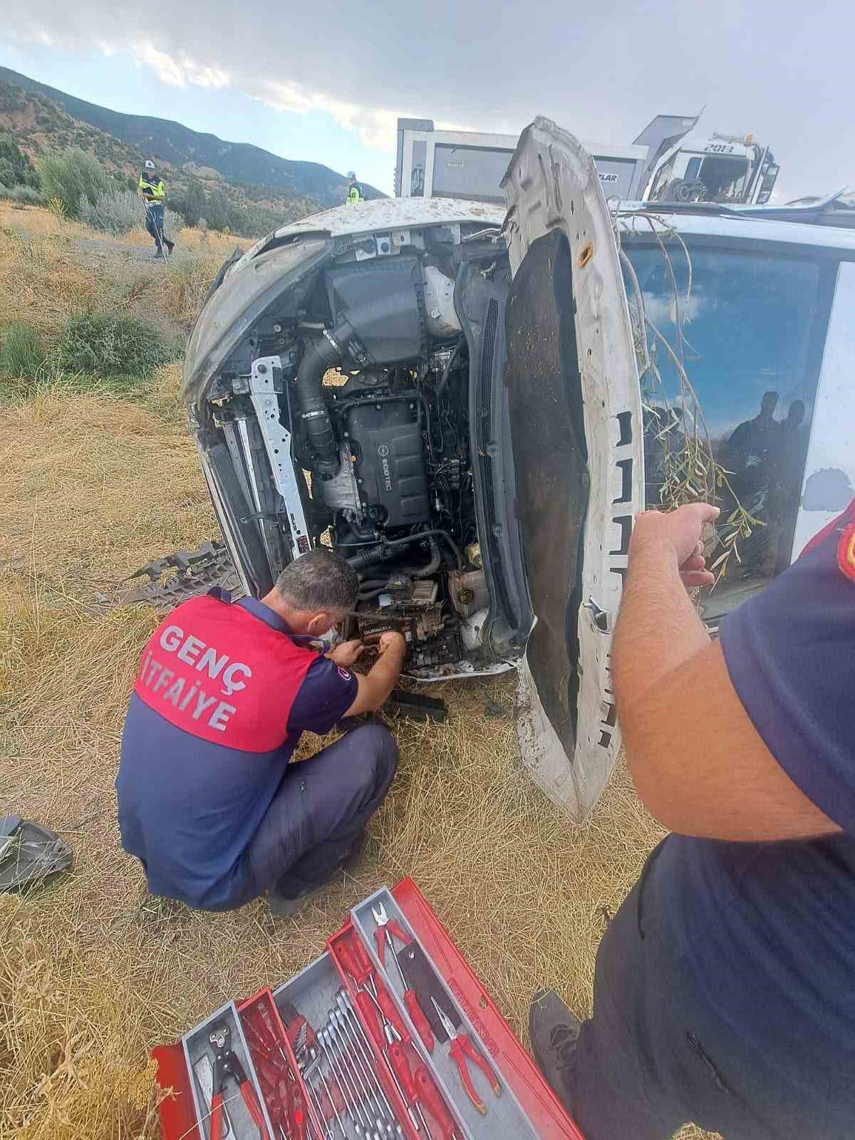 Bingöl’de trafik kazası: 4 yaralı
