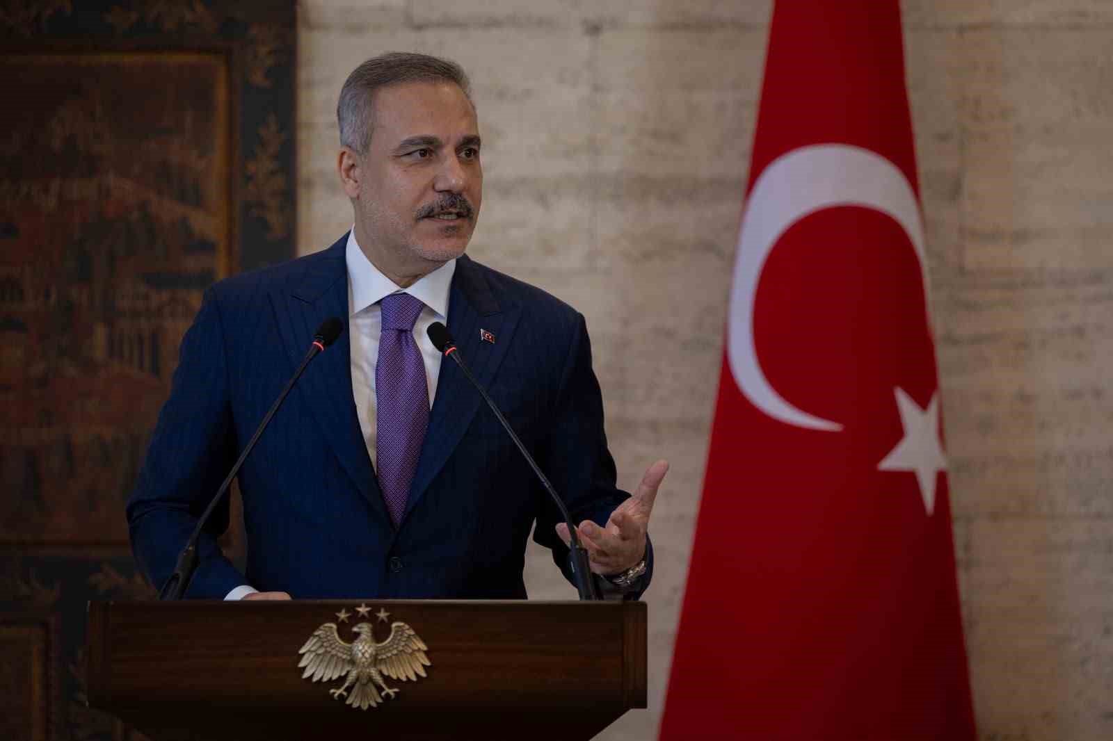 Fidan: "İsrail, kan dışında başka bir politikayı varsayımsal olarak bile düşünemiyor"