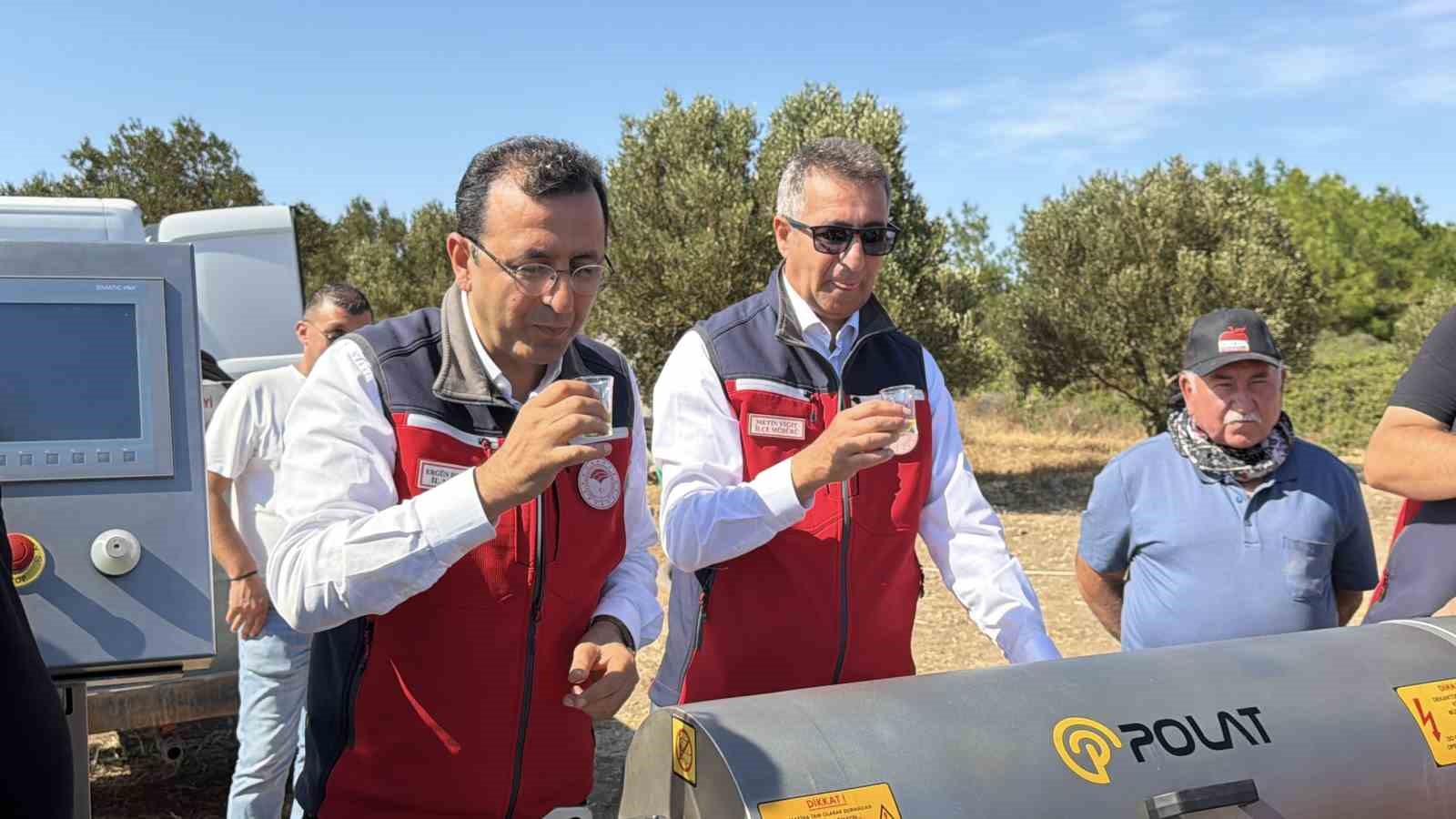 Bozcaada’da ilk kez zeytinyağı üretimi yapıldı