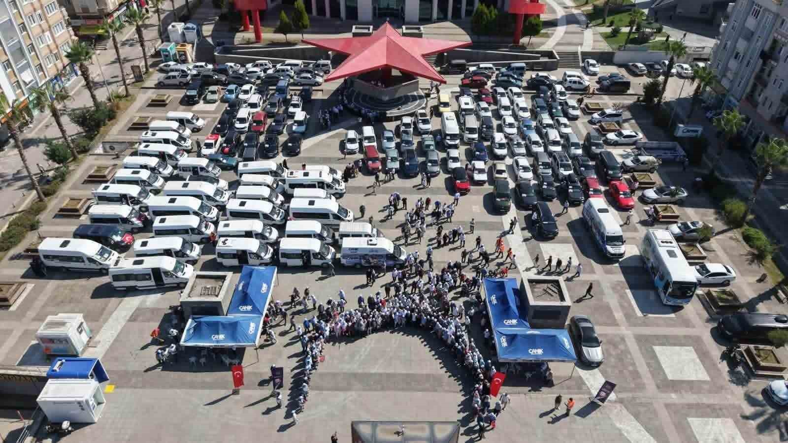 Canik’te Cumhurbaşkanı Erdoğan’a yoğun ilgi
