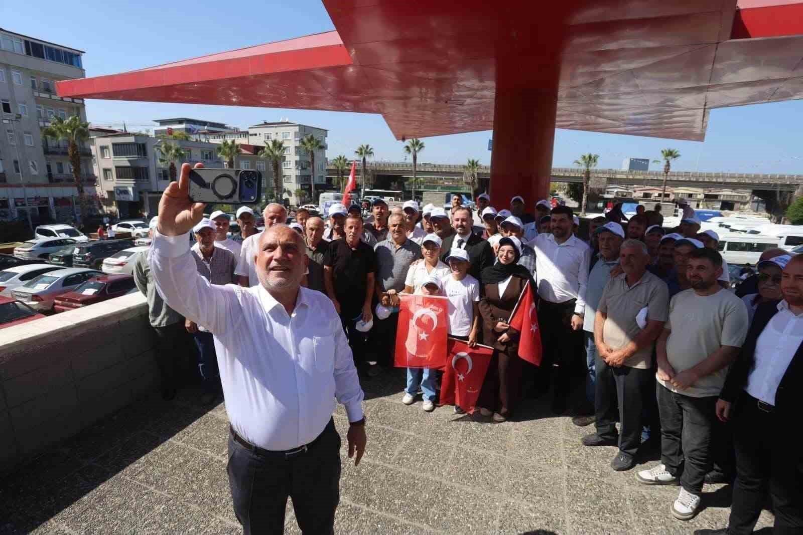 Canik’te Cumhurbaşkanı Erdoğan’a yoğun ilgi