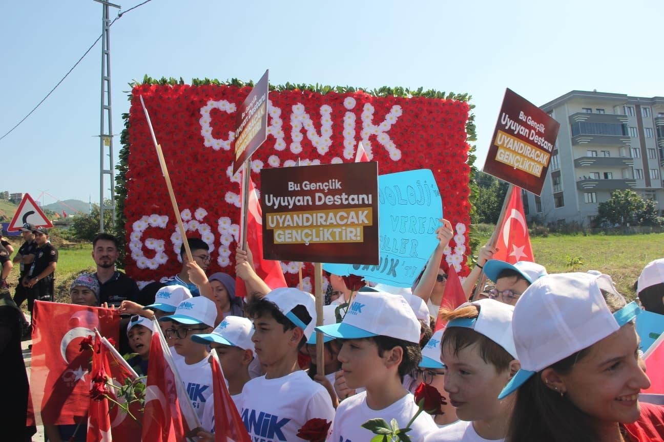 Canik’te Cumhurbaşkanı Erdoğan’a yoğun ilgi