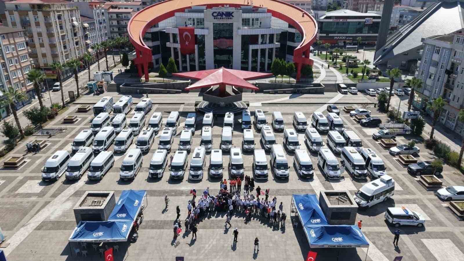 Canik’te Cumhurbaşkanı Erdoğan’a yoğun ilgi