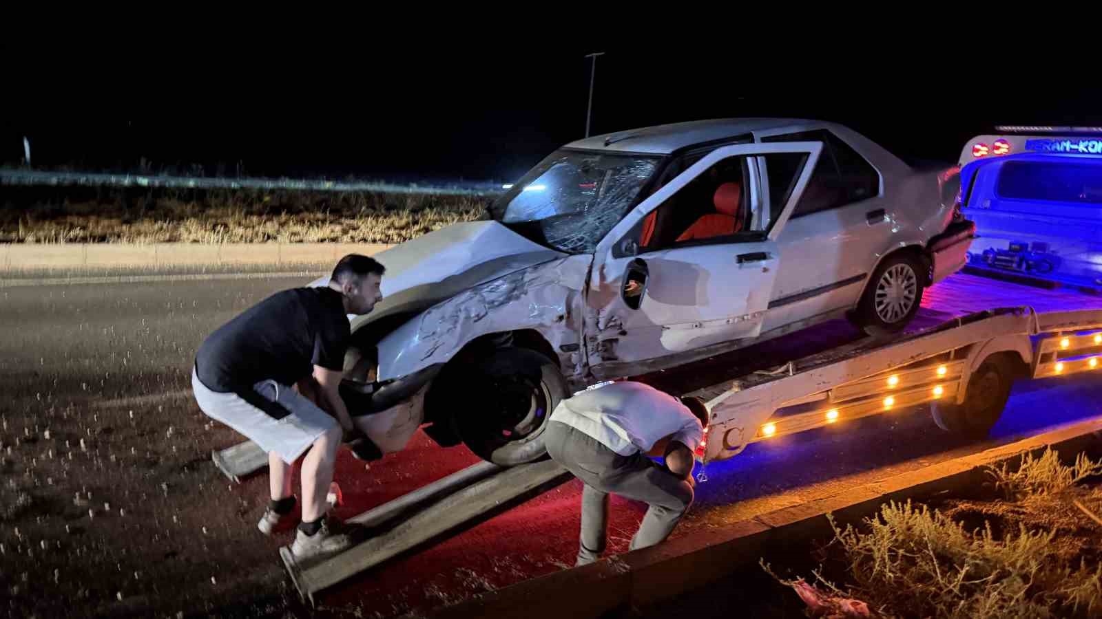 Siverek’te iki araç çarpıştı: 2 yaralı