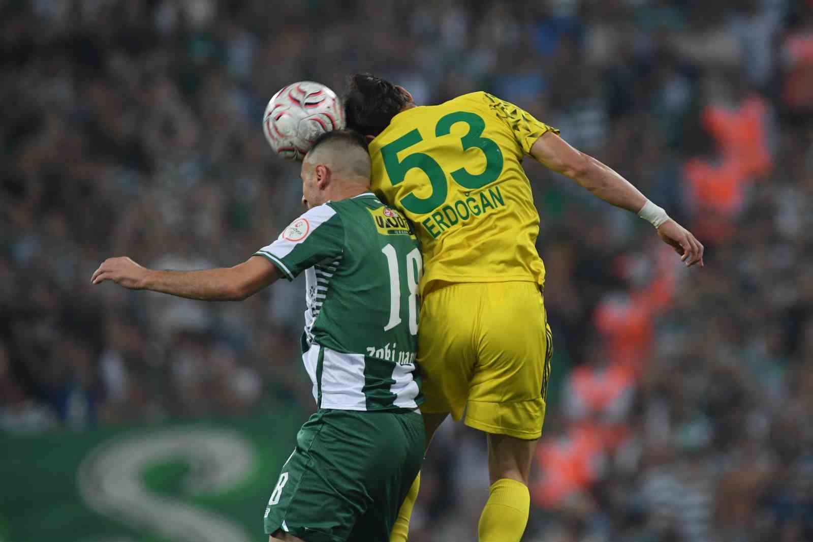 Trendyol 1. Lig: Bursaspor: 2 - Esenler Erokspor: 2