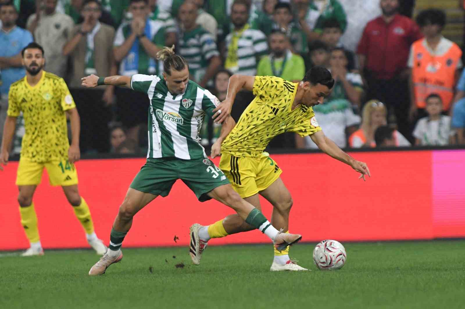 Trendyol 1. Lig: Bursaspor: 2 - Esenler Erokspor: 2