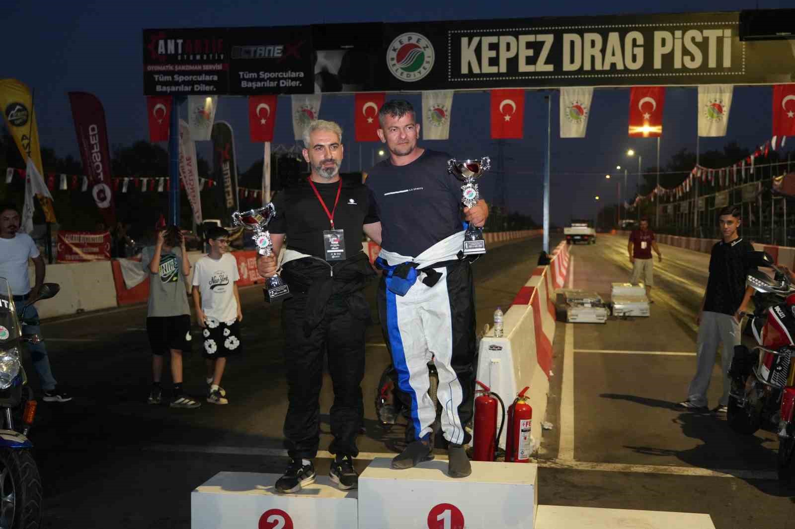 Kepez’de otodrag heyecanı ödül töreniyle sonuçlandı