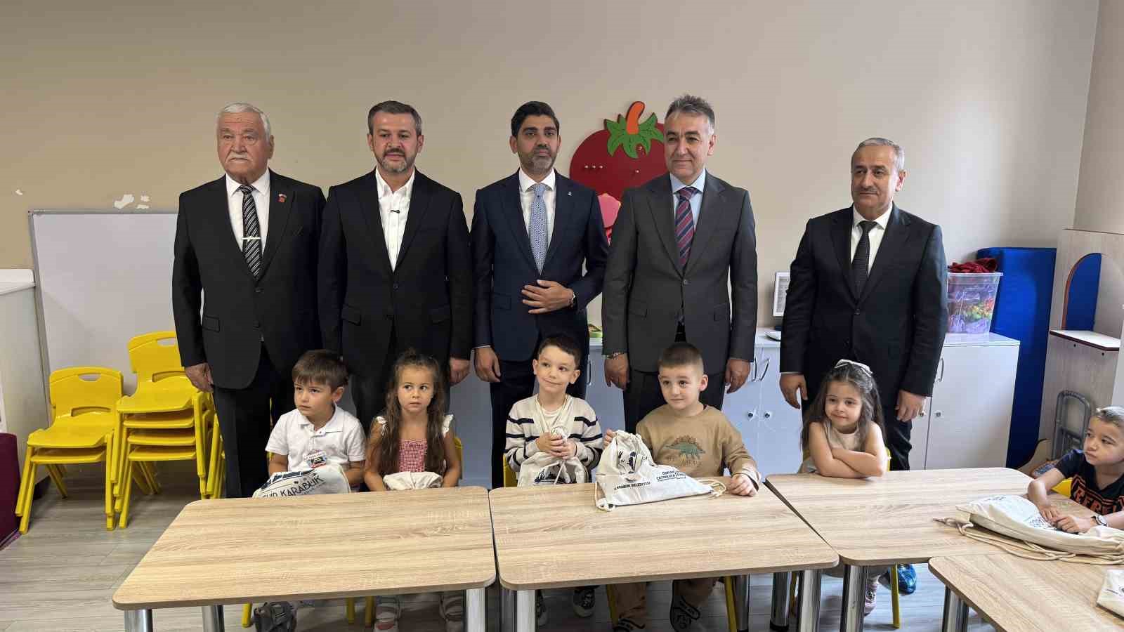 Karabük’ün en büyük ikinci anaokulu hizmete açıldı