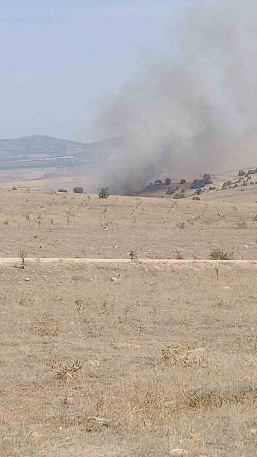 Saraykent’te 150 dönüm arazi yandı