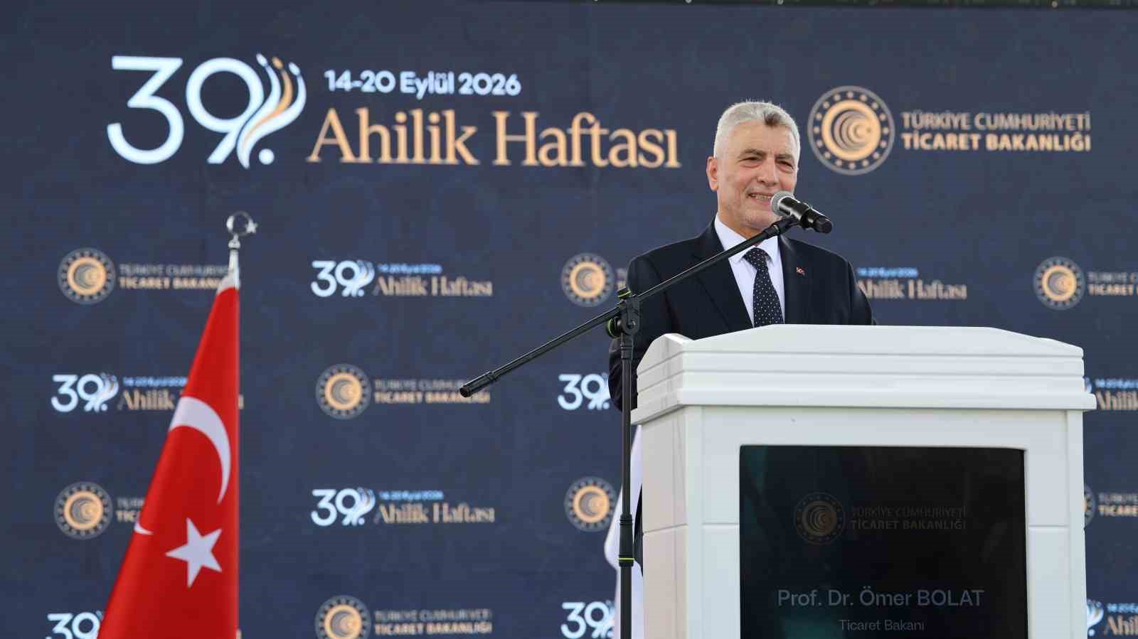 Bakan Bolat: "Türkiye, dünya liginde imrenilen ve rol model olarak takip edilen bir ülke"