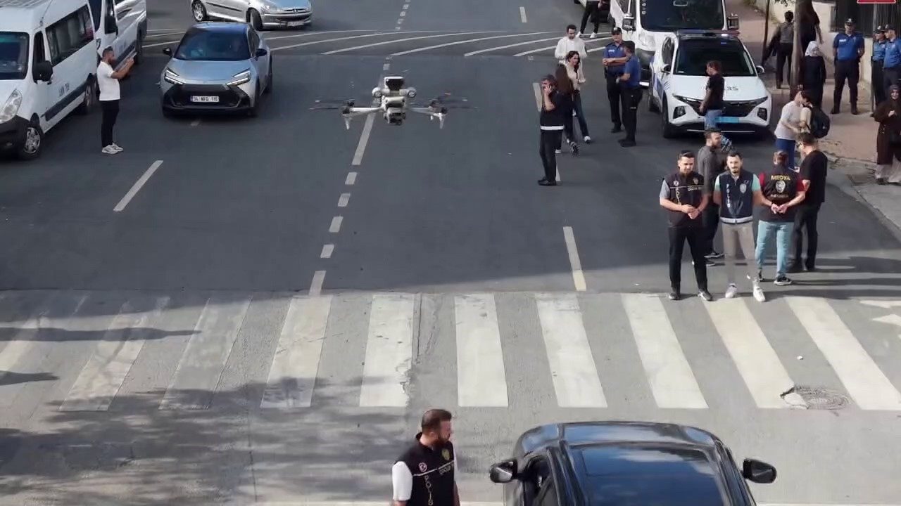 İstanbul’da okul çevrelerinde dron destekli denetim