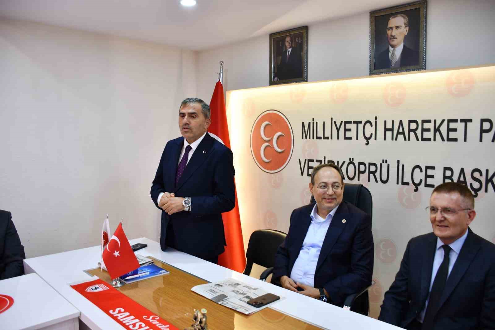 MHP’den Vezirköprü’ye hayırlı olsun ziyareti
