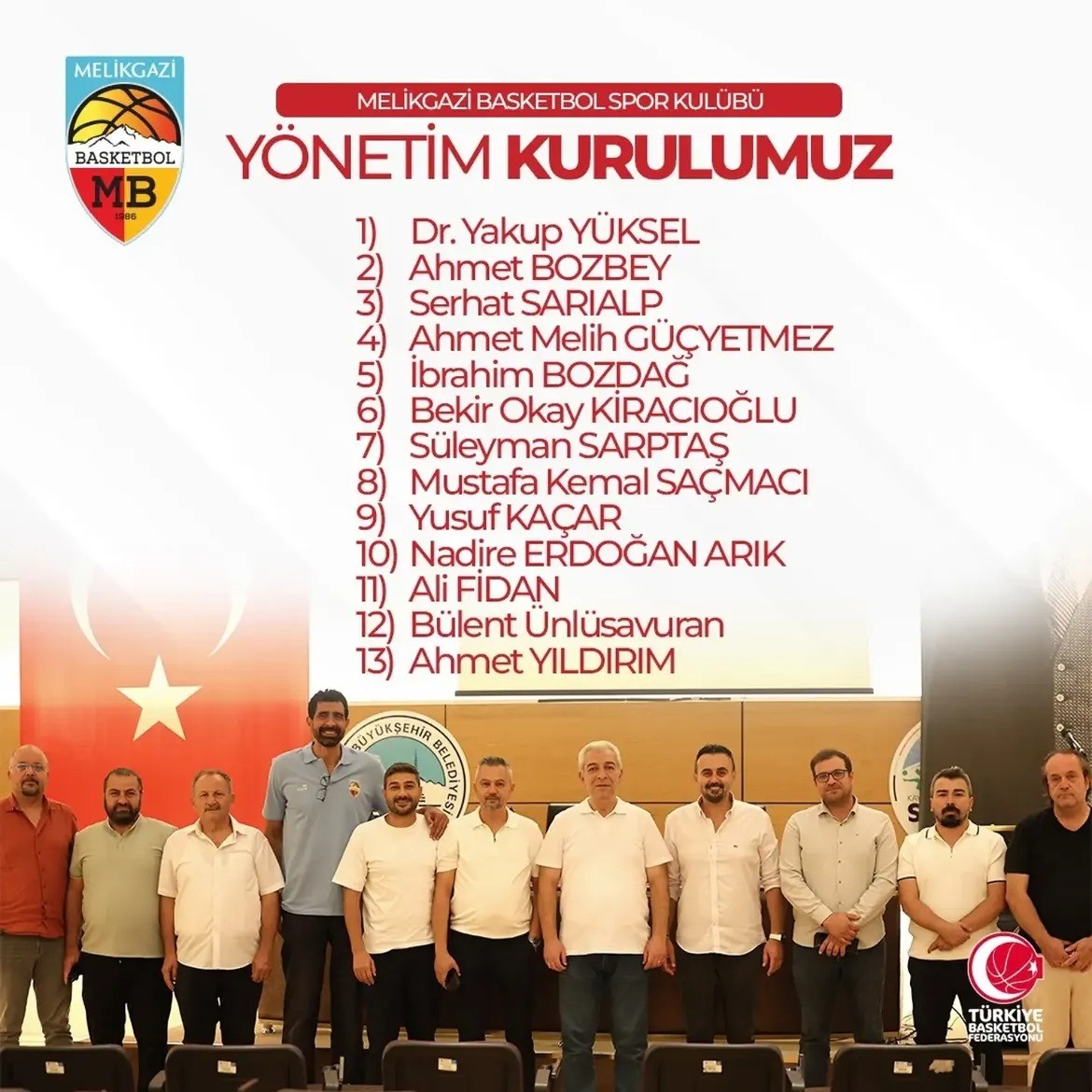 Melikgazi Kayseri Basketbol’da Genel Kurulu yapıldı
