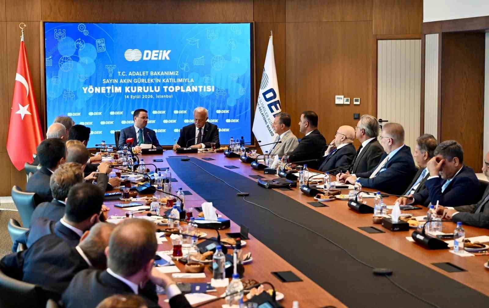 Adalet Bakanı Gürlek: "Güçlü bir ekonomi ancak öngörülebilir bir hukuk düzeni ve güven veren bir adalet sistemi üzerine kalıcı hale gelecektir"