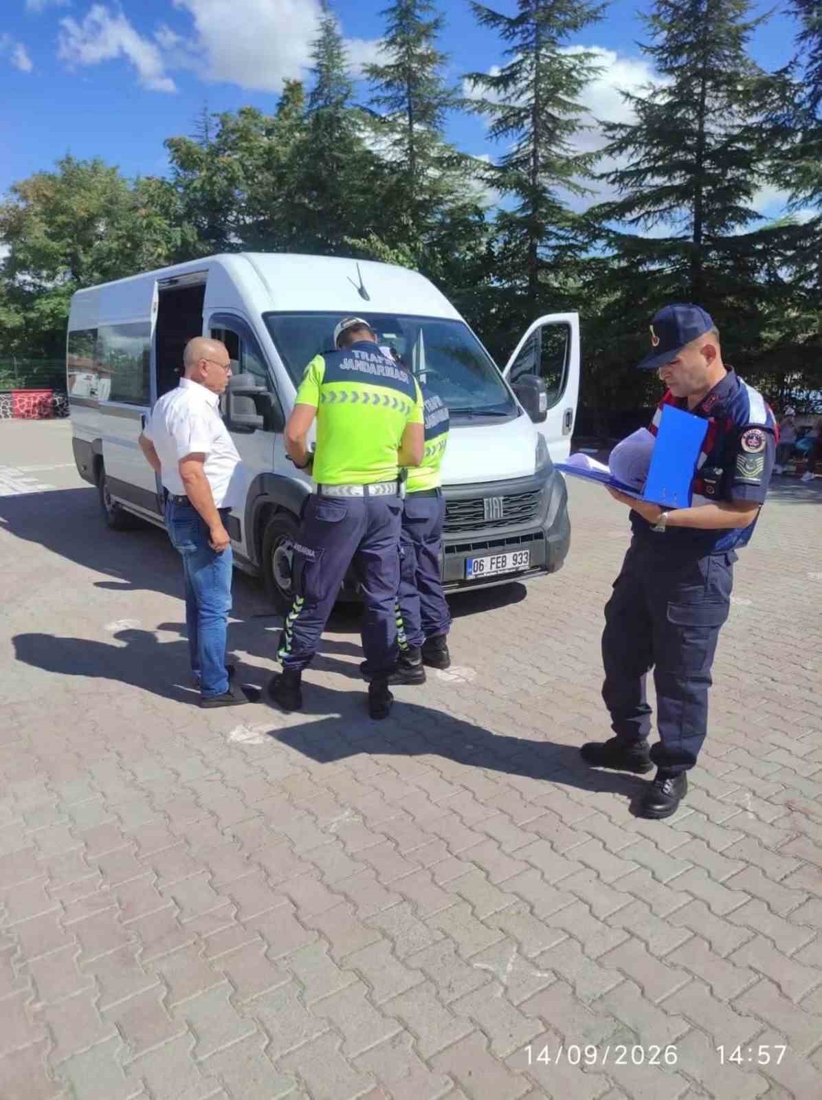 Güdül’de okul servislerine sıkı denetim
