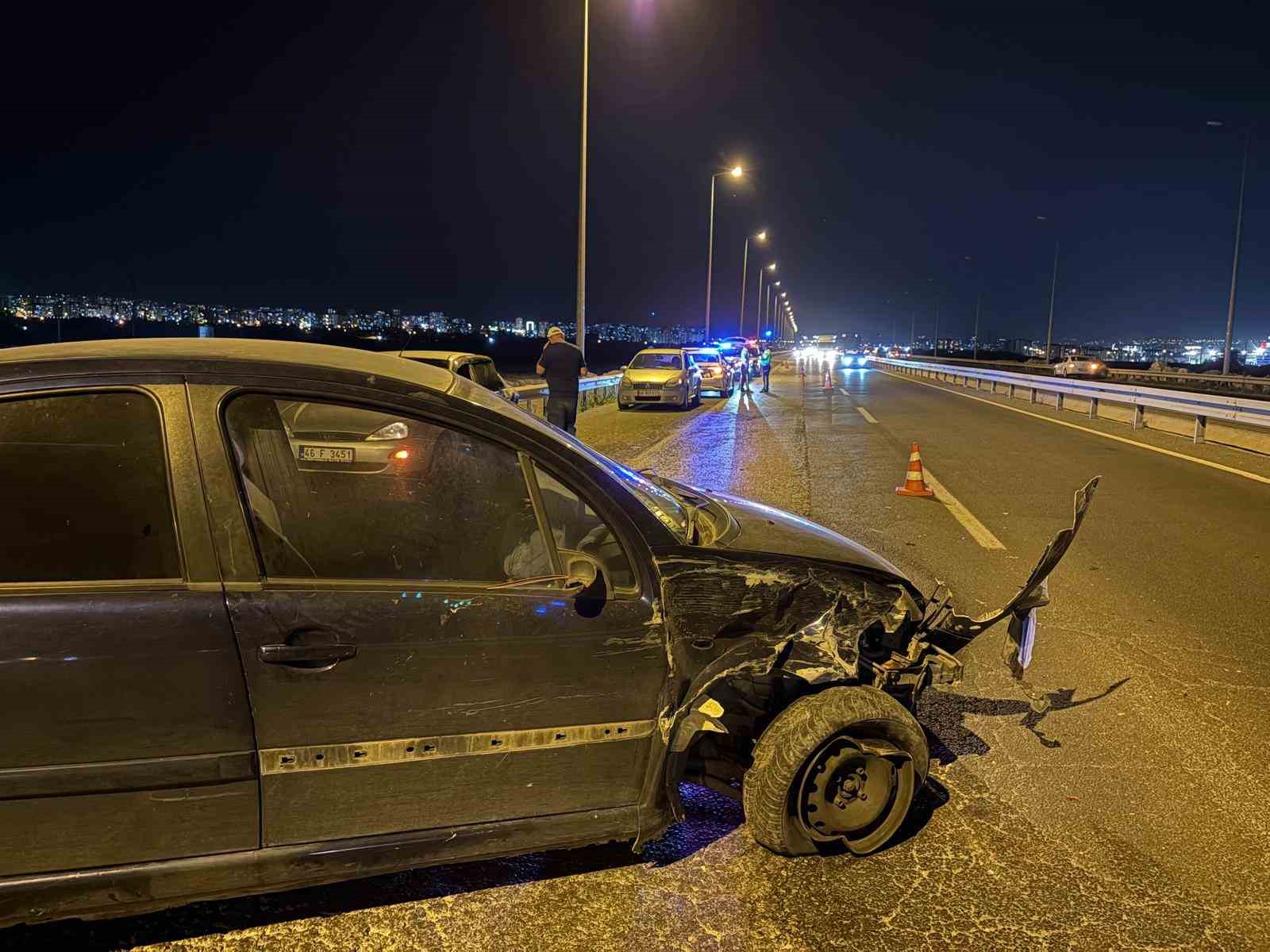 Kayseri’de iki otomobil çarpıştı: 1 yaralı