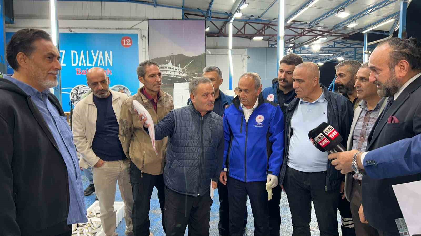 Tarım ve Orman Bakanlığı Ankara İl Müdürü Dallı, Ankara Balık Hali’ni ziyaret etti