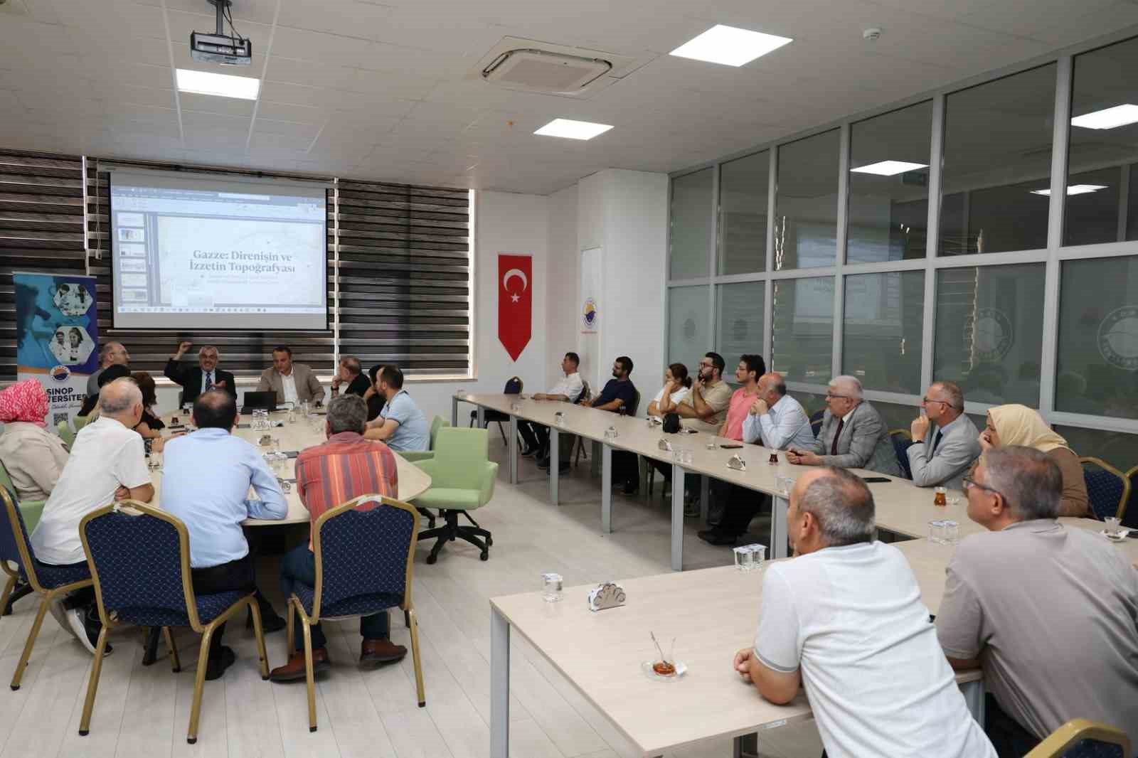 Sinop’ta "Gazze: Bilim, Hakikat ve İnsan" söyleşisi