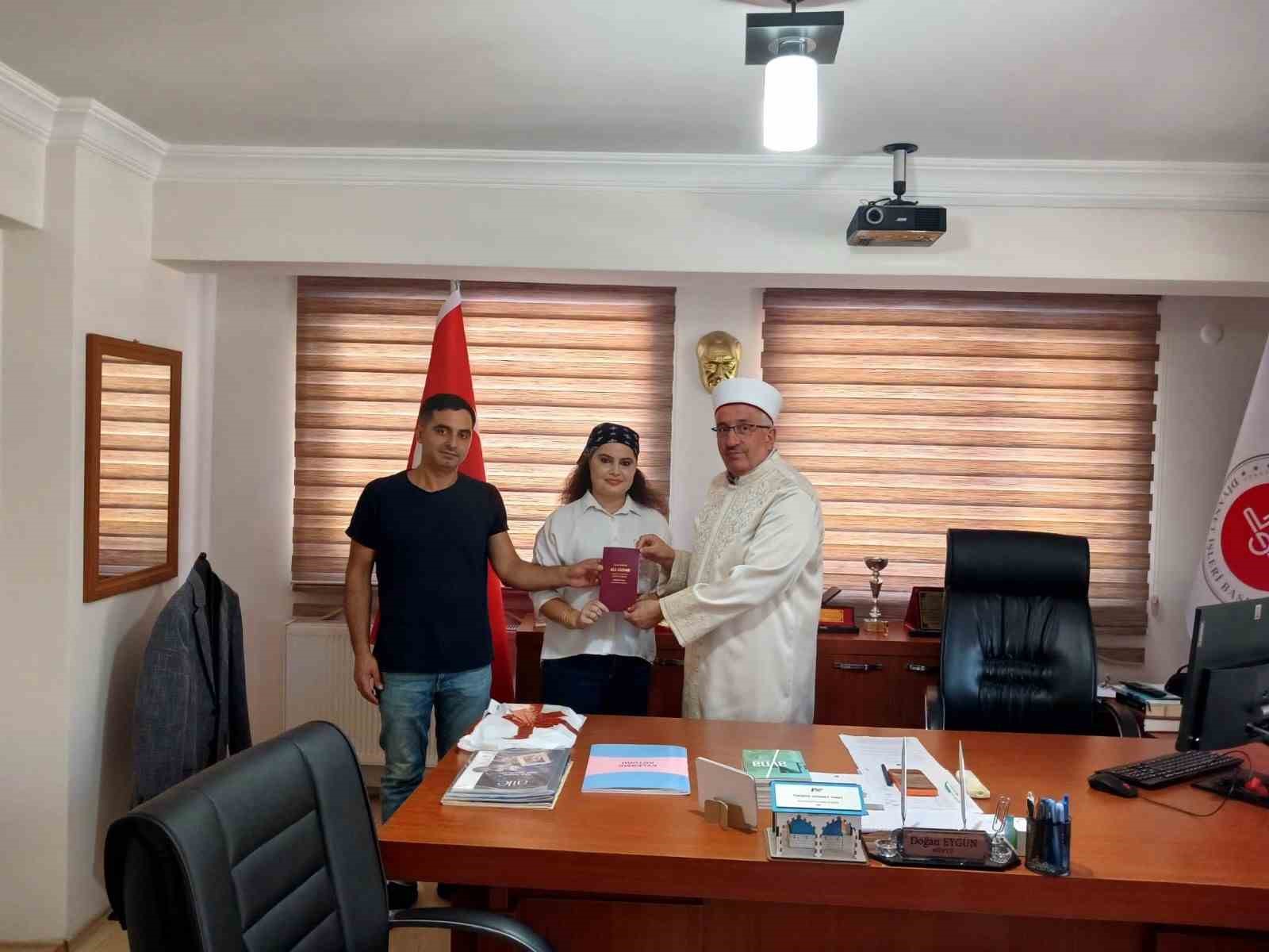 Erdek’te resmi nikâh hizmeti müftülük bünyesinde sürdürülüyor