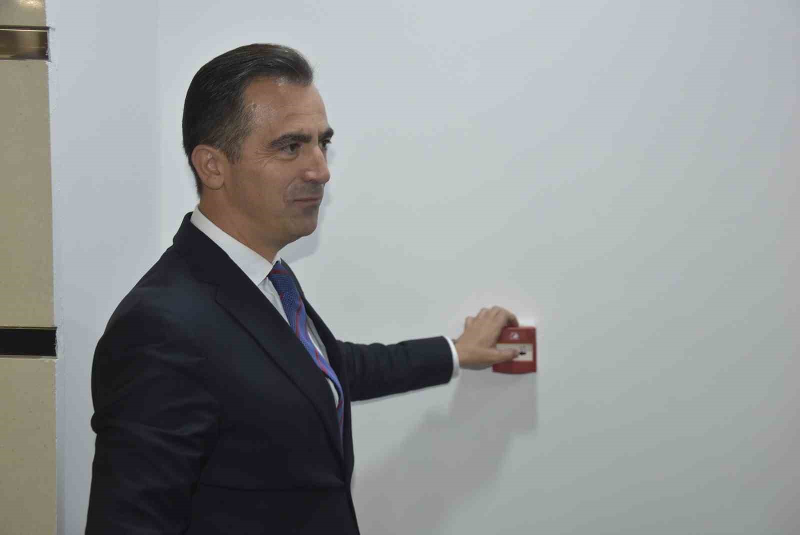 Bitlis Valiliğinde yangın tatbikatı
