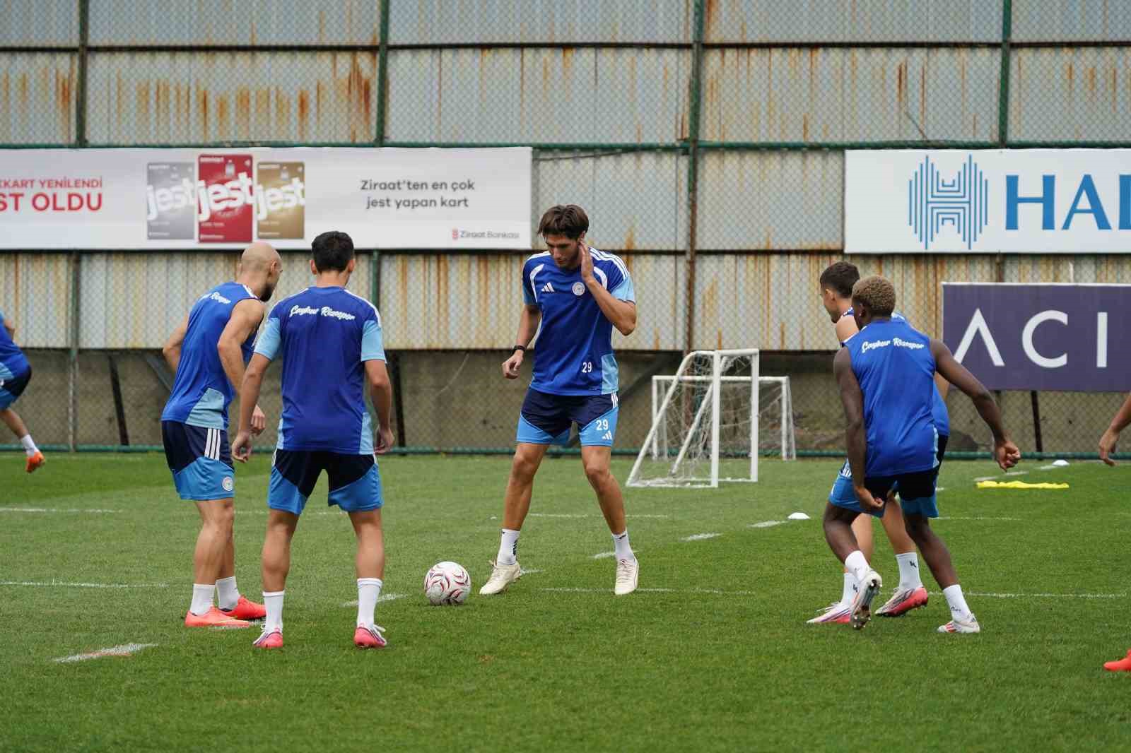 Çaykur Rizespor, Göztepe maçı hazırlıklarını sürdürdü